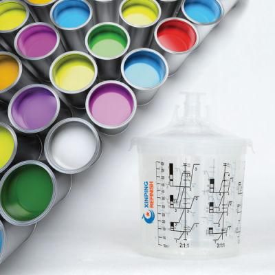 Disposable Paint Cup Type H/O Quick Cup Spray Gun Tank Spray Gun Pot Side Feed Plastic Paint Cup