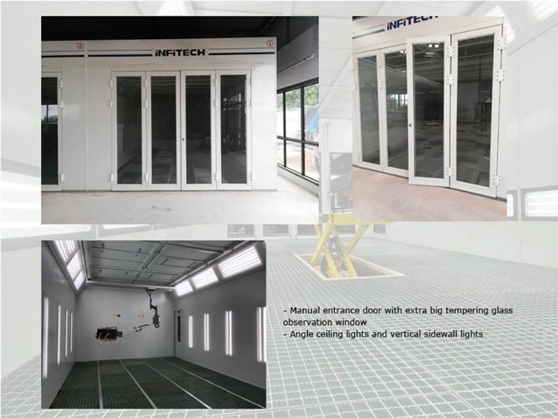 CE Premium Quality Car Spraying and Baking Booth for Auto Body Shops