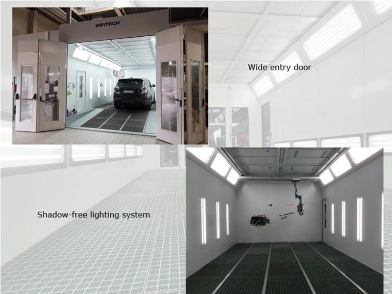Full Downdraft Spraying and Baking Cabin for Auto Body Shops