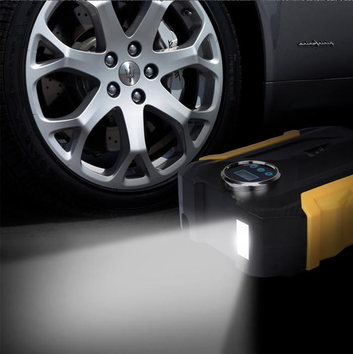 Automatic Portable Digital DC 12 Volt Electric Tyre Air Compressor Pump with Car Tire Inflator