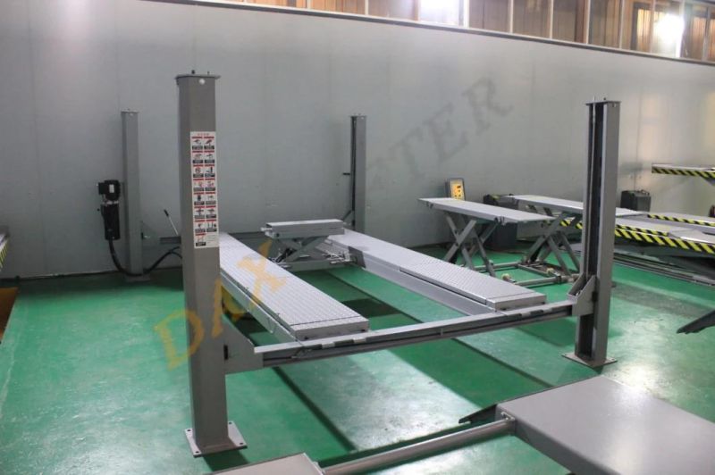 Workshop Four Post Stationary Wheel Alignment Car Service Lift