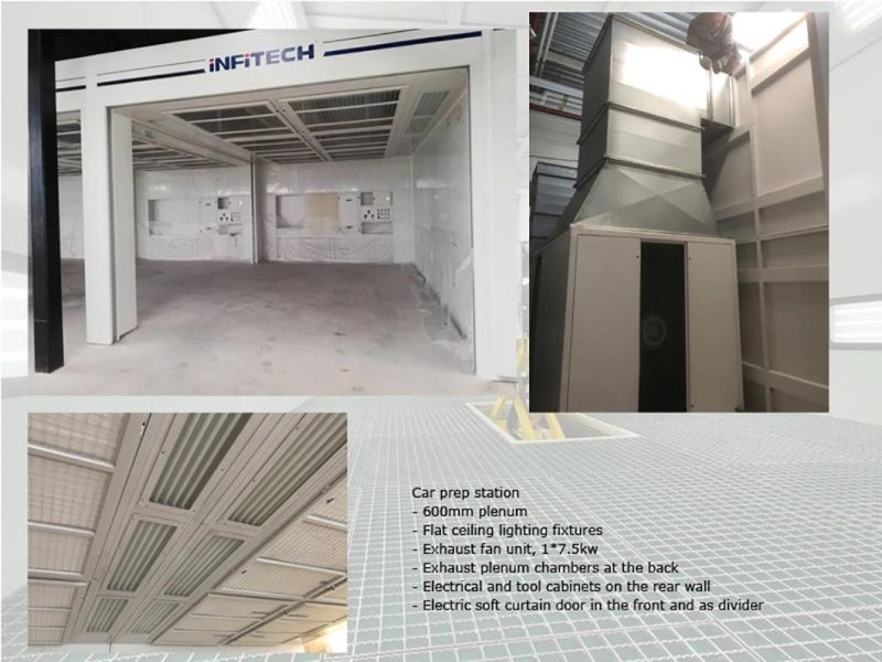 CE Premium Quality Car Spraying and Baking Booth for Auto Body Shops