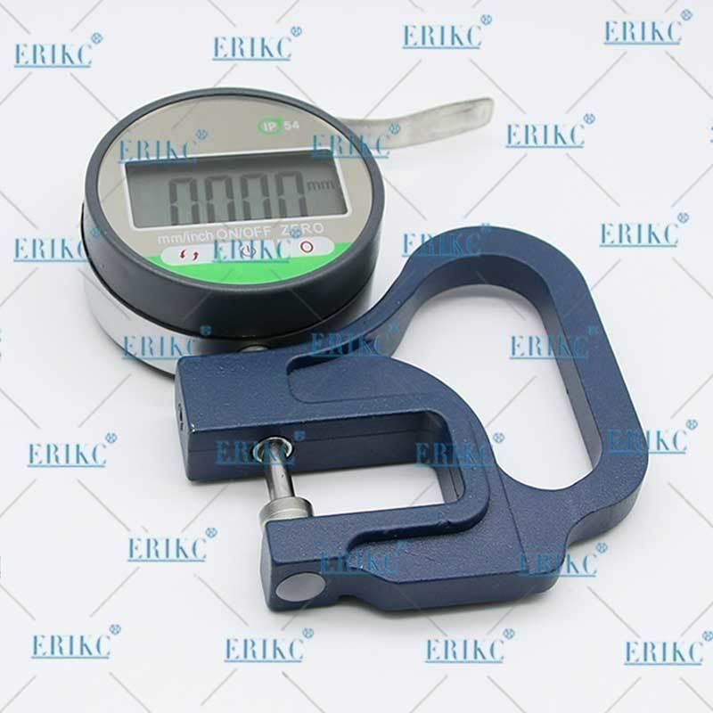 Erikc E1024080 0.001mm Electronic Thickness Gauge 10mm Digital Micrometer Test Tools Manual Micrometer with RS232 Data Output