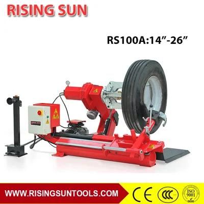 Ce Approved Semi Automatic Truck Tire Removing Equipment