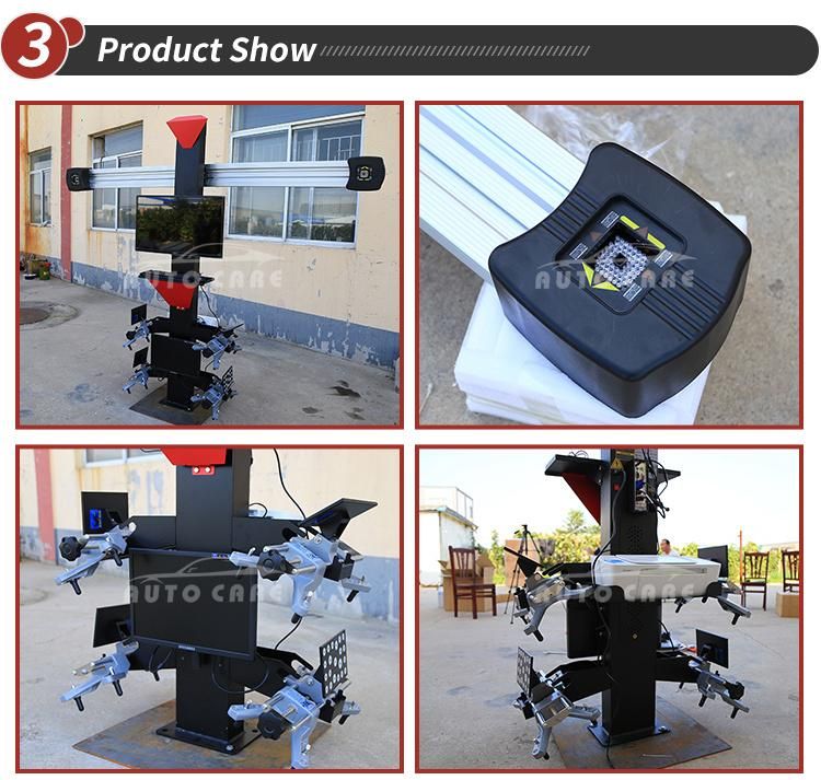 High Accuracty Auto Maintenance Equipment 3D Car Wheel Alignment Machine for 4s Store