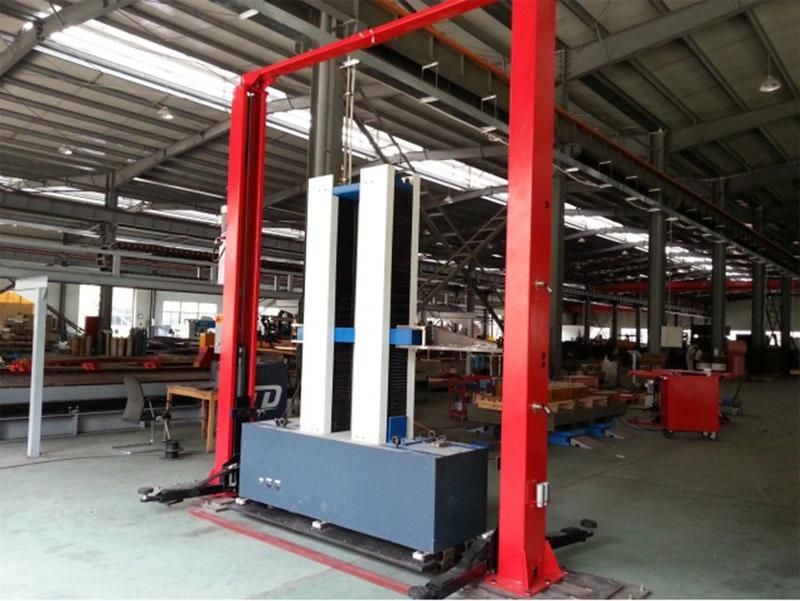 8215e 5000kg Clear Floor Two Post Lift Hydrau Hoist for Heavy Duty Motorcycle Automobile Vehicles, Garage, Workshop