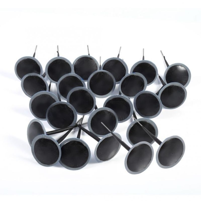 Natural Rubber Auto Car Tyre Puncture Repair Wired Plug Mushroom Patch