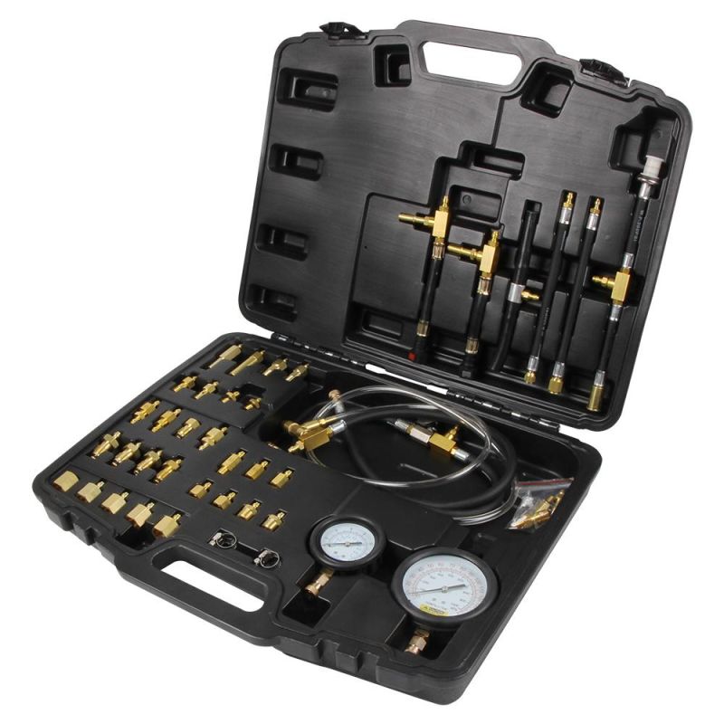 Viktec Master Automotive Tool Kit 41PCS Engine Fuel Injection Pressure Test Gauge Set