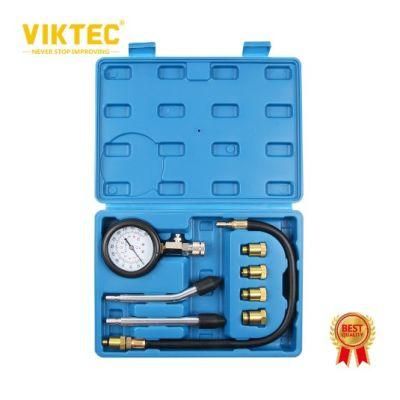 CE Viktec Best Service 9PC Test Kit Petrol Engine Compression Tester
