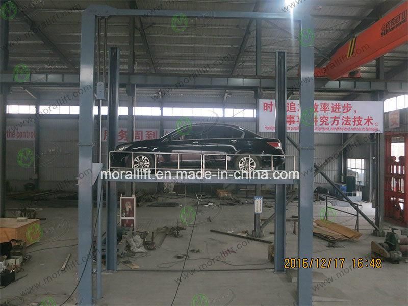 Hydraulic car parking lift large loading four column car lift