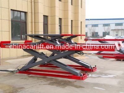 Ultrathin Double Level Scissor Lift Alignment Car Lift He4021