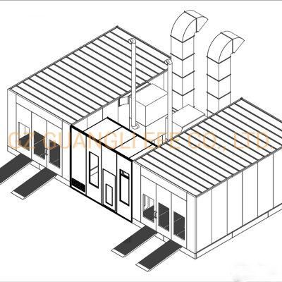 Twin Paint Booths and Spray Baking Booths Design for Customers