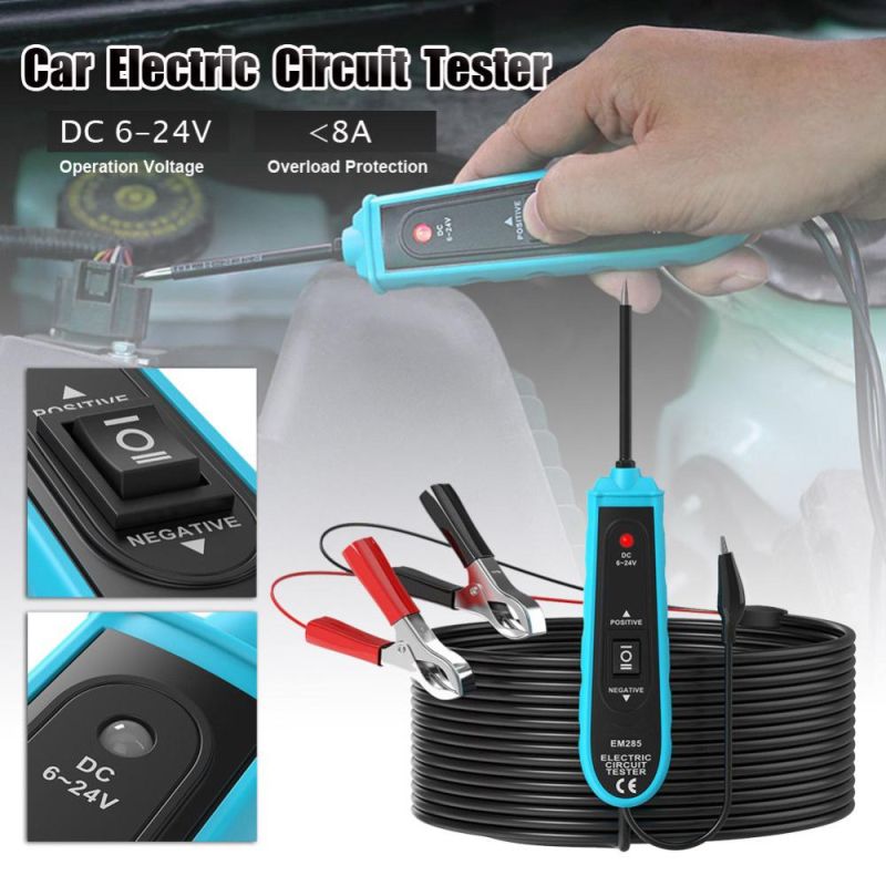 Viktec12V 24V Battery Power Probe Auto Circuit Tester (VT18023)