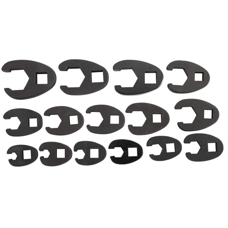 15PC 3/8" Dr. Professional Metric Crowfoot Wrench Set (VT14069)