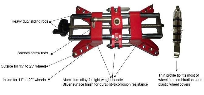 3D CCD Wheel Aligner Wheel Alignment Wheel Clamps