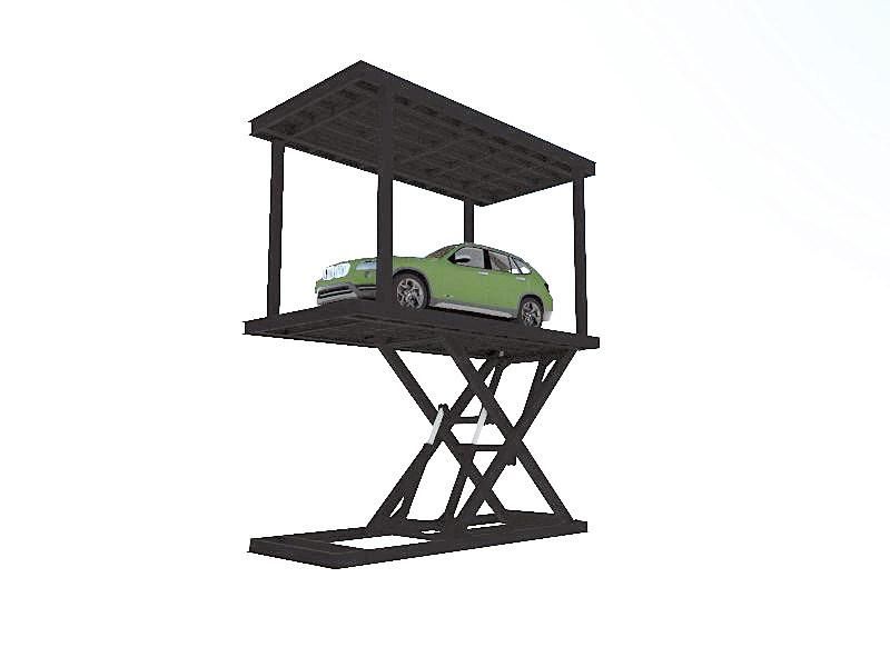 CE 2 Level Double Cars Parking Car Lift