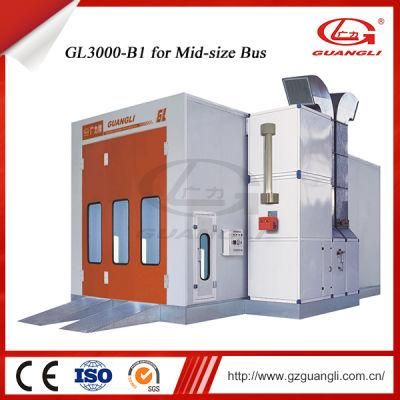 China Guangli Factory Supply Spray Paint Booth Baking Oven for MID-Size Bus