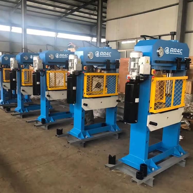 AA4c 100t 150t 200t Heavy Duty Electrical Hydraulic Shop Press with Moving Cylinder