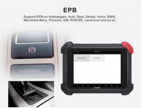 Xtool PS90 Tablet Vehicle Diagnostic Tool Support WiFi