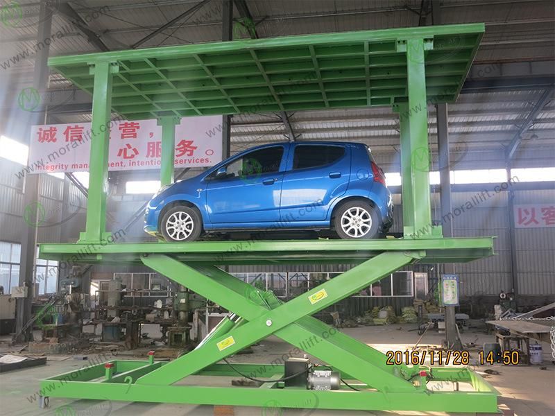 Scissor Type Inground Hydraulic Parking Car Lift