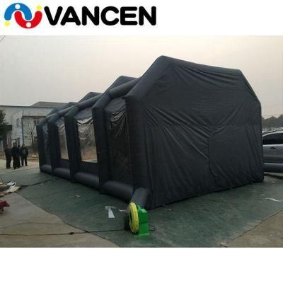 Outdoor Inflatable Paint Spray Booth Tent Portable Car Workstation Automobile Tent
