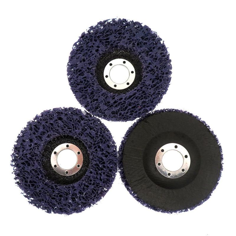 4.5 Inch 115mm Quick Change Roll Lock Easy Clean and Strip Grinding Discs