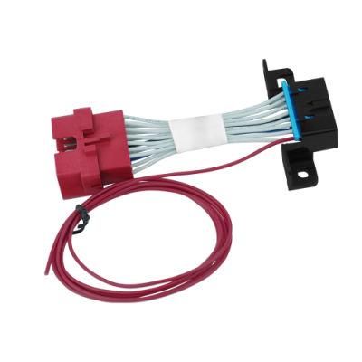 Obdii OBD2 OBD 16pin M F to Red Power Wire Cable Diagnostic Cable