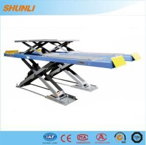 Double Level on Groundf Wheel Alignment Scissor Car Lifter