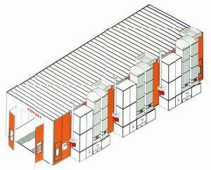 Commercial and Industrial Spray Booth (DA-C16m)