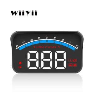 Wiiyii Factory Price 3.5&quot; Screen M6s Hud Overspeed Warming Alarms System Speedometer Car OBD2 Head up Display