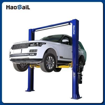 Clear Floor Lift for Four Wheel Alignment and Maintenance