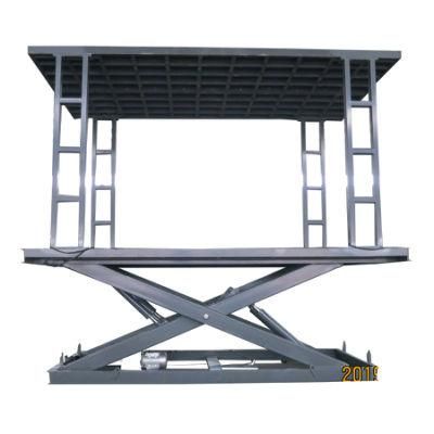 Residential Garage Car Park Scissor Hydraulic Lift with Double Deck