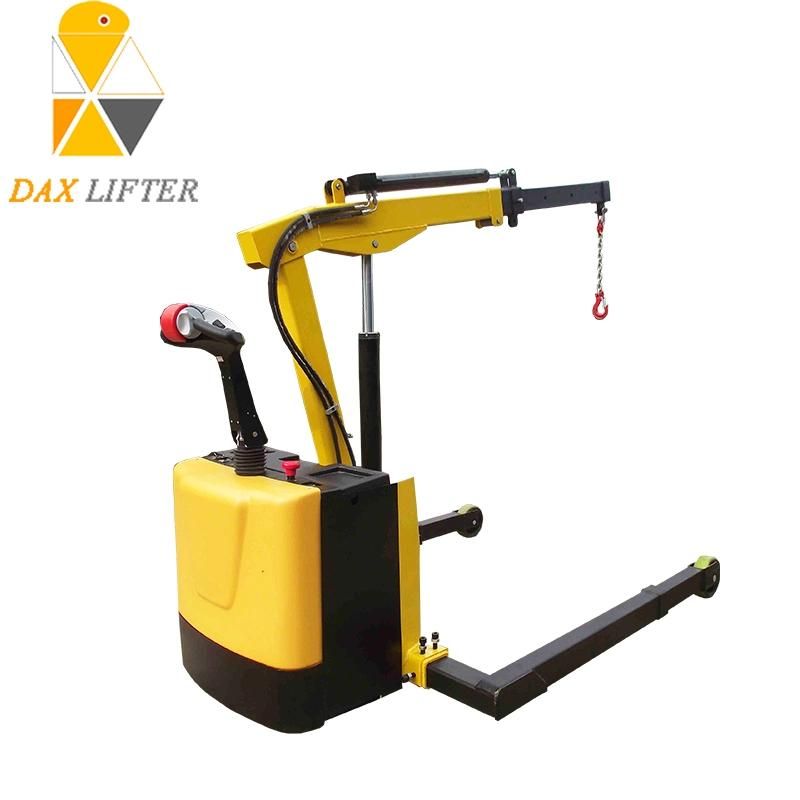 China Daxlifter 3.3m Hydraulic Electric Mobile Floor Hoist Crane