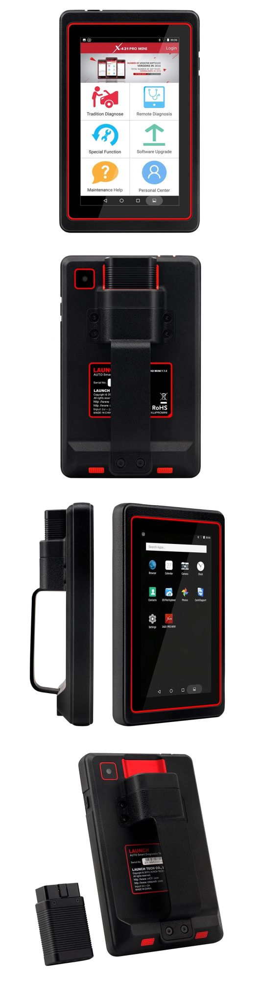 Auto Diagnostic Tool Launch X431 PRO Mini Support WiFi/Bluetooth Full Systems Mini X431 PRO 2 Years Free Update