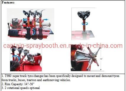 Excellent and High Quality Truck Tire Changer with Ce Certificate RS. T598