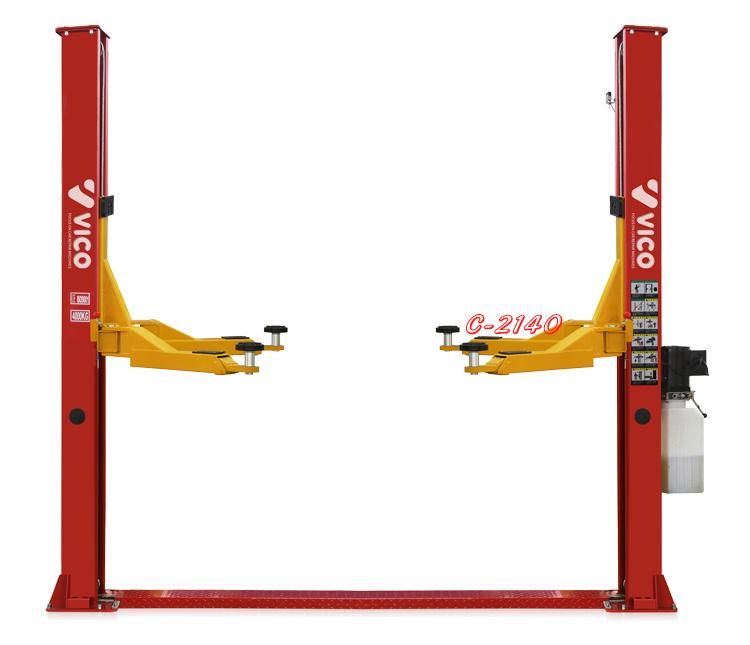 Vico Two Post Lift 4t Two Side Manual Release Maintenance Car Lift Hydraulic Auto Hoist Lift