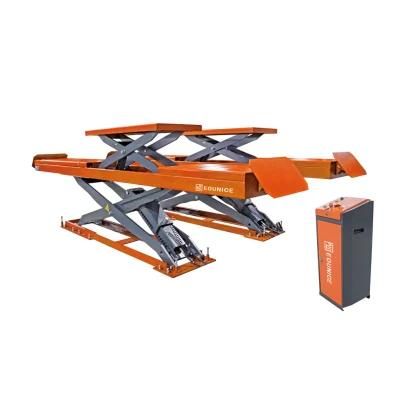 5000kg Lifting Equipment Flush Mount in Ground Double Alignment Scissor Auto Lifter