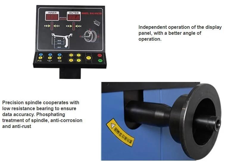 CE Certified Manufacturer Direct Operates Cheap Tire Balancer Wheel Balancer Serve PARA Balancear OS Pneus.