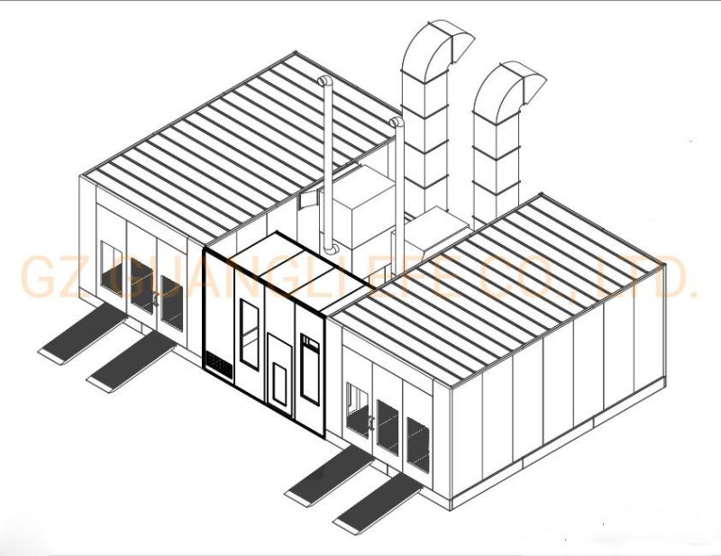 Twin Paint Booths and Spray Baking Booths Design for Customers