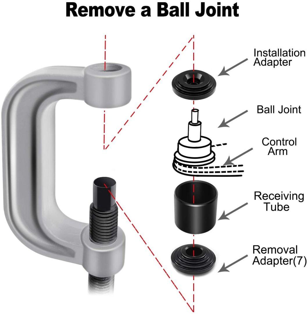 Viktec 21PCS Ball Joint Press Kit & U Joint Removal Tool for Most 2WD and 4WD Cars and Light Trucks (VT01017)