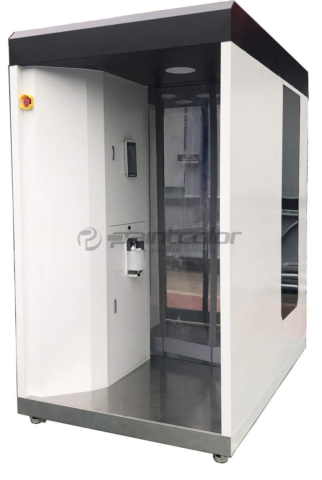 Disinfection Integrated Channel Temperature Detection and UV Sterilizer Cabin