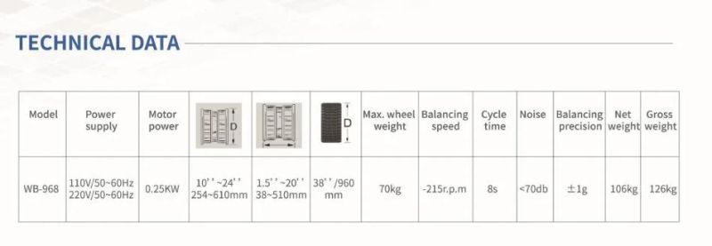 Wheel Balancer Alu Program Ans Static Program Balancing Machine Tyre Changer Tire Changer Garage Equipment LCD Monitor