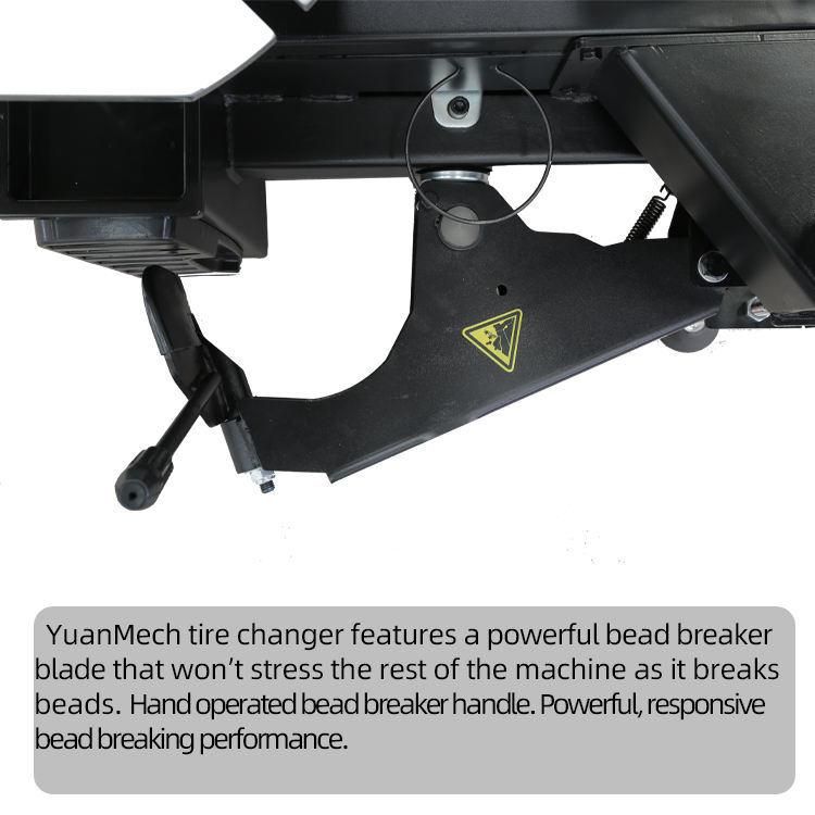 Tire Changer with Auxiliary Arm