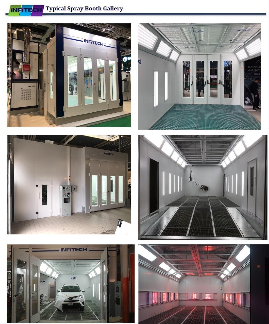 Full Downdraft Car Spray Booths Paint Spray Booths Auto Paint Booth with Car Lift