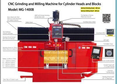 Cylinder Block Surface Grinding-Milling Machine (MG-1400B)