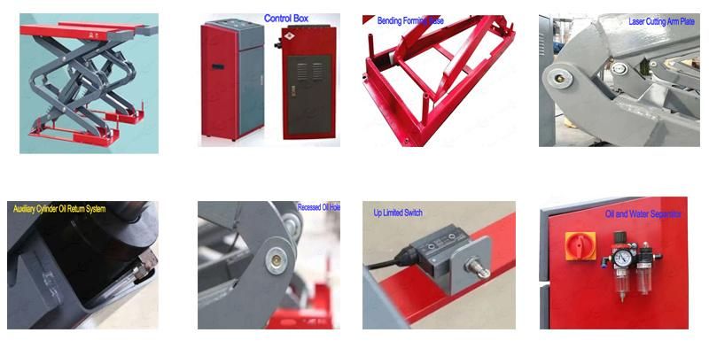Auto Garage Equipment Scissor Car Lift with CE