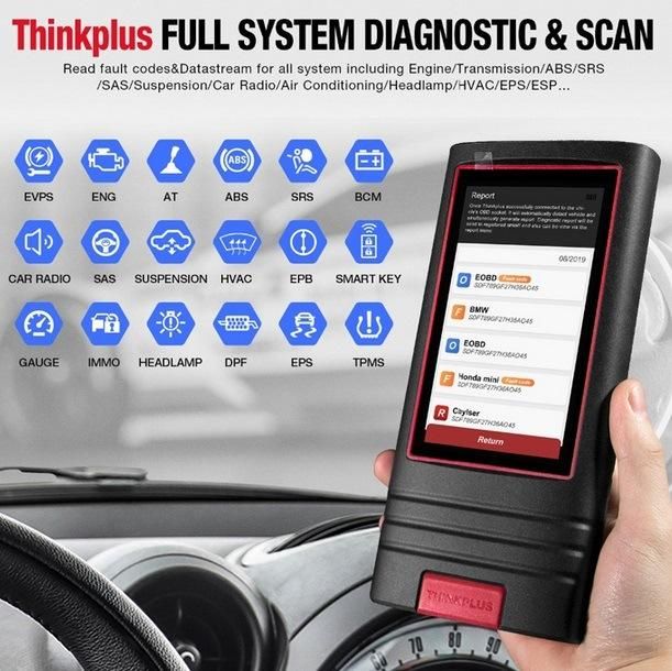 Thinkcar Thinkplus Intelligent Car Vehicle Diagnosis Automatically Uploaded Professional Report Easy Auto Full System Check