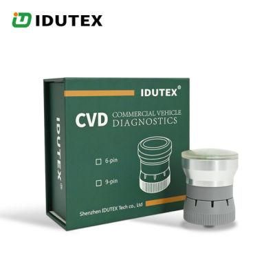 Iudtex CVD-6 12V/24V Truck Scanner OBD2 Diesel Engine Car Diagnostic Auto Tool J1939j1708 Clear Fault Scan Code Reader