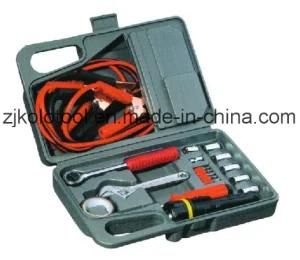 18PCS Emergency Car Tool Kit with Chrome Vanadium Socket Set
