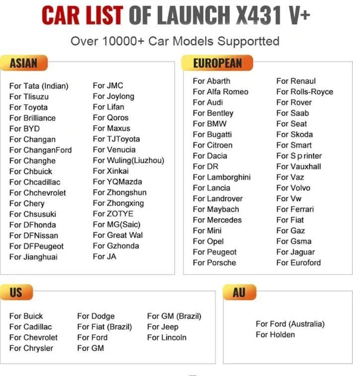 X431 V+ Vehicle Maintenance Tester